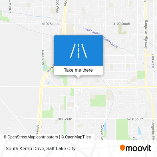 South Kemp Drive map