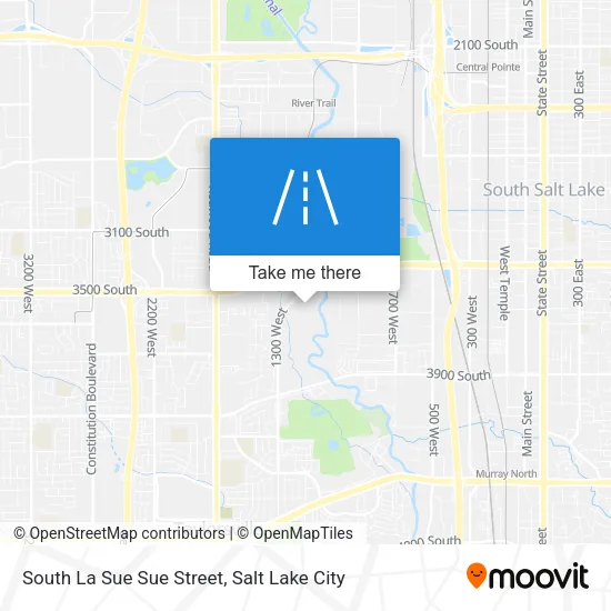 South La Sue Sue Street map