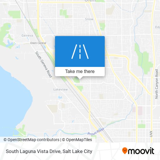 South Laguna Vista Drive map