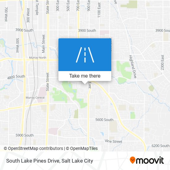 Mapa de South Lake Pines Drive