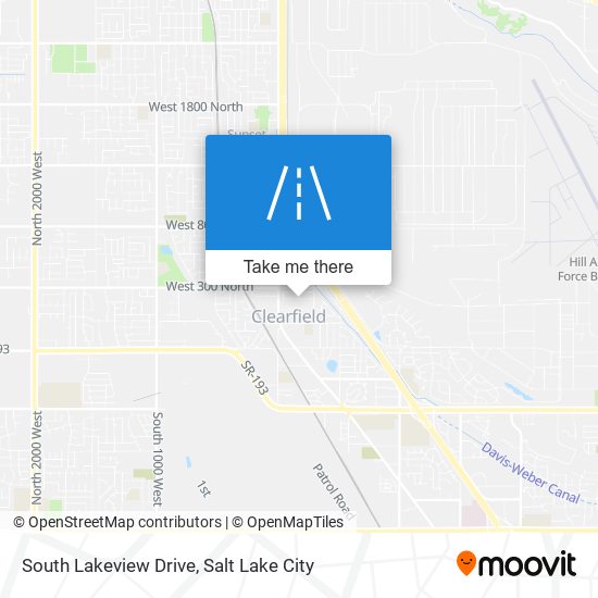 South Lakeview Drive map