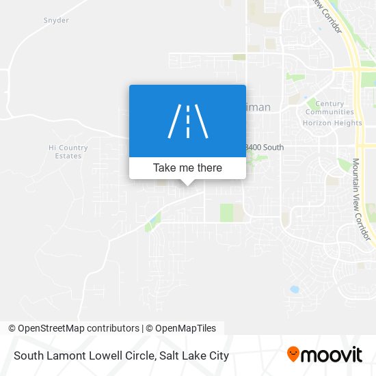 Mapa de South Lamont Lowell Circle