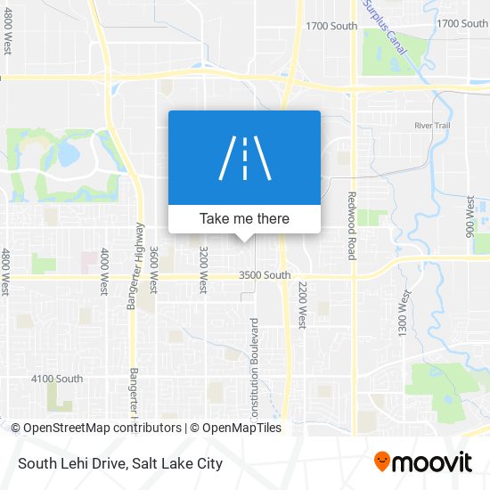 South Lehi Drive map