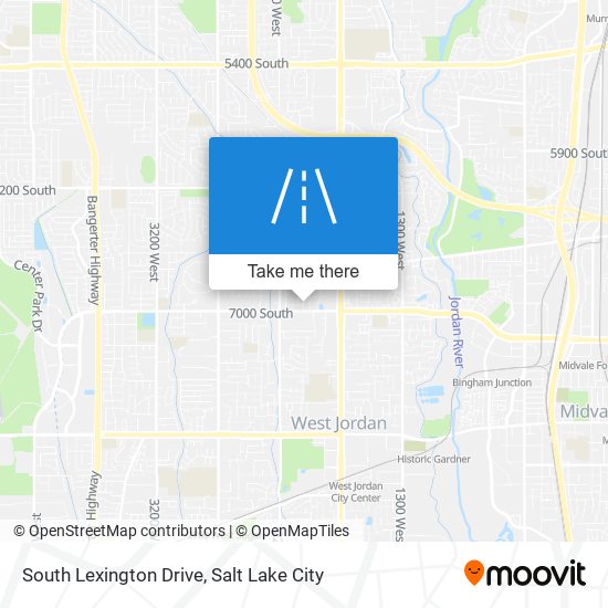 Mapa de South Lexington Drive