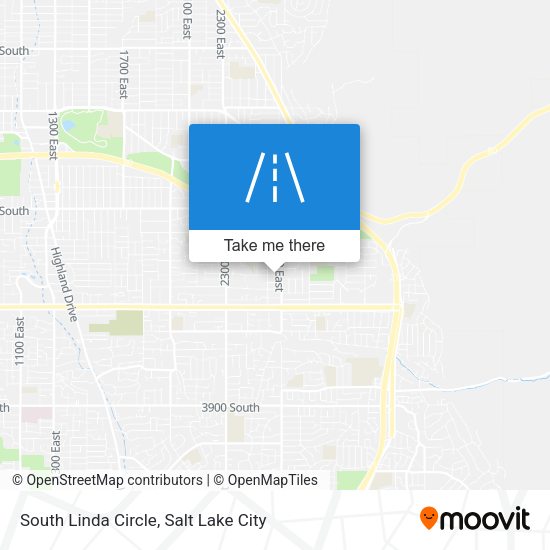 South Linda Circle map