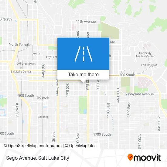 Sego Avenue map