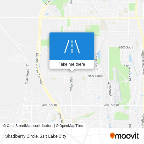 Shadberry Circle map