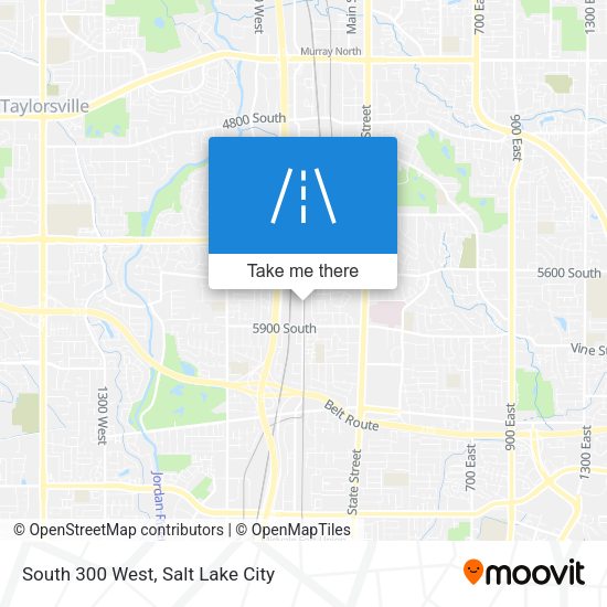 Mapa de South 300 West