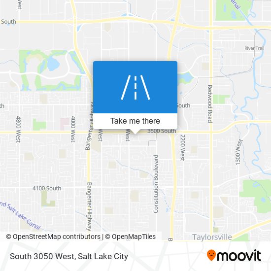 South 3050 West map