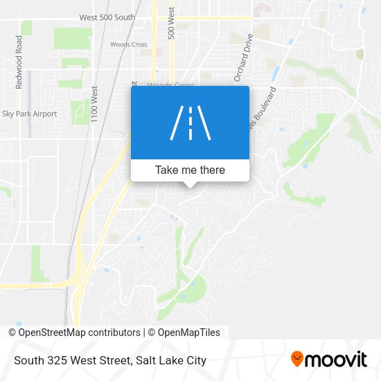 South 325 West Street map