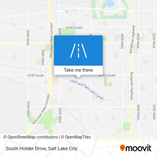 South Holder Drive map