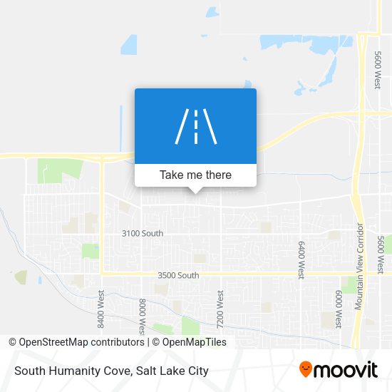 South Humanity Cove map