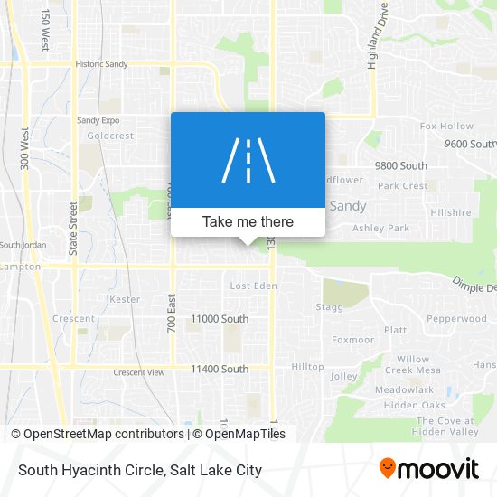 Mapa de South Hyacinth Circle