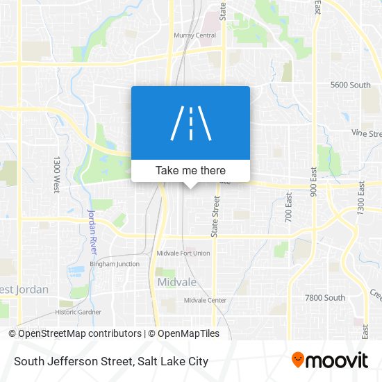 Mapa de South Jefferson Street