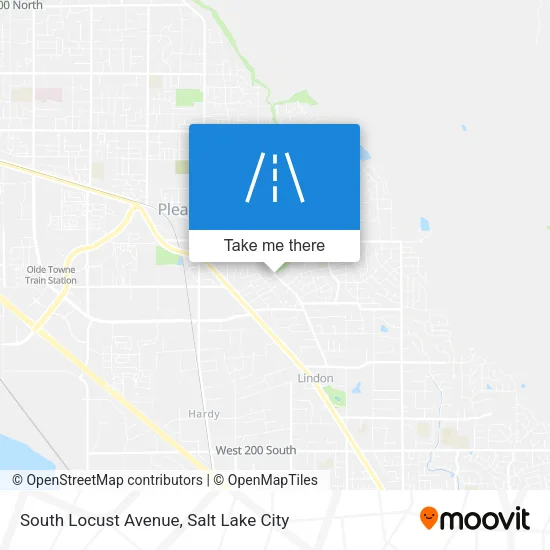 South Locust Avenue map