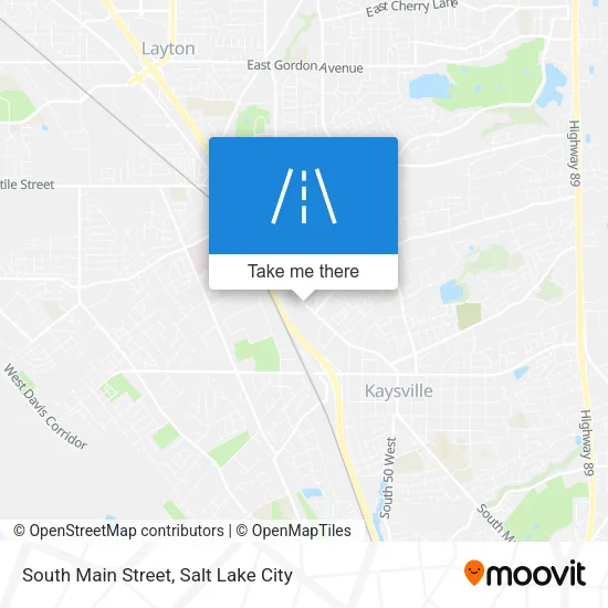 South Main Street map