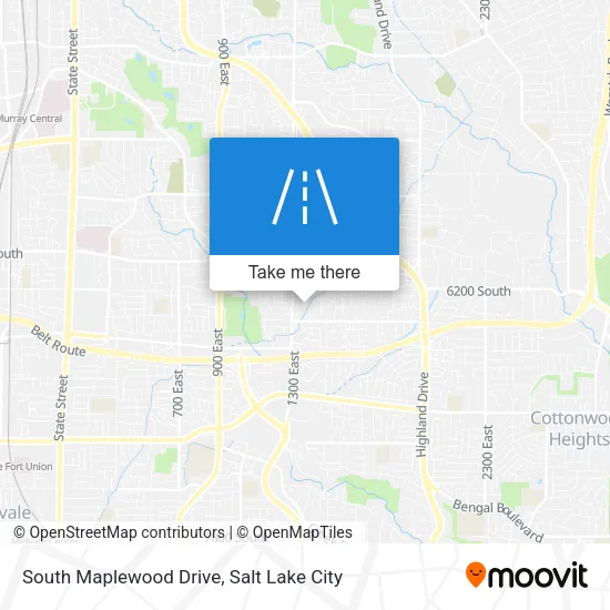 South Maplewood Drive map