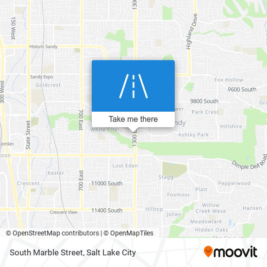 Mapa de South Marble Street