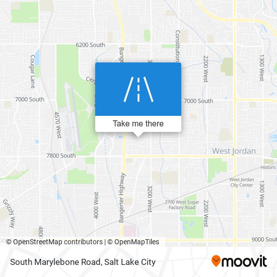 Mapa de South Marylebone Road