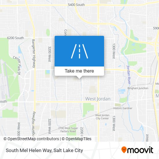 South Mel Helen Way map