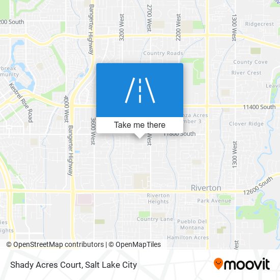 Shady Acres Court map