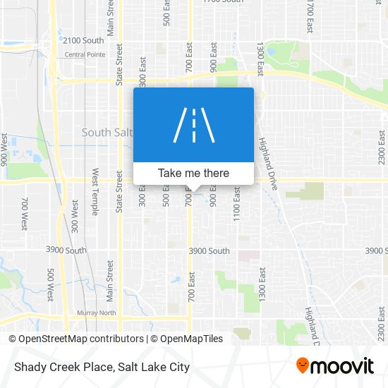 Shady Creek Place map