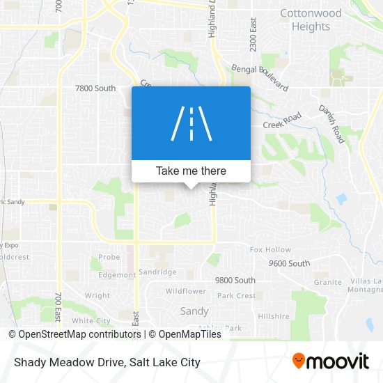 Shady Meadow Drive map