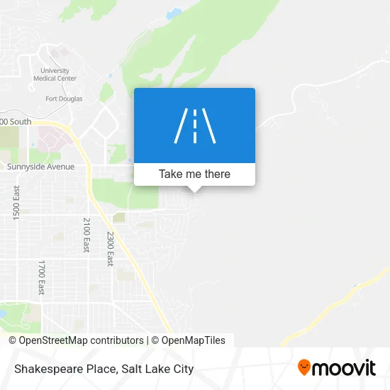 Shakespeare Place map