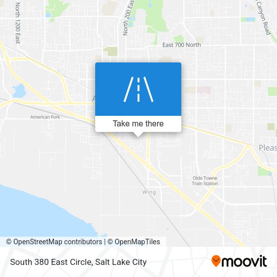 Mapa de South 380 East Circle