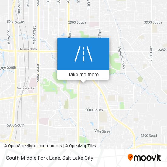 Mapa de South Middle Fork Lane