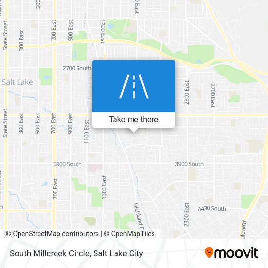 Mapa de South Millcreek Circle
