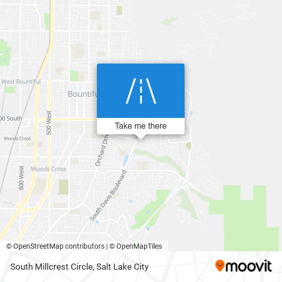 Mapa de South Millcrest Circle