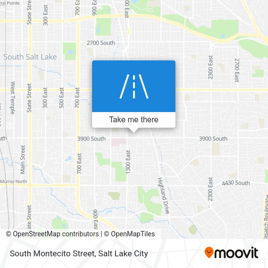 South Montecito Street map