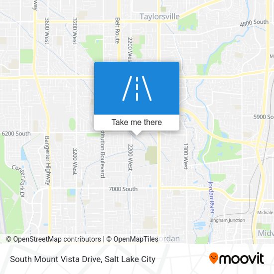 South Mount Vista Drive map