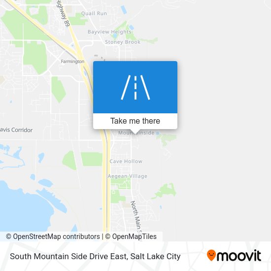 Mapa de South Mountain Side Drive East