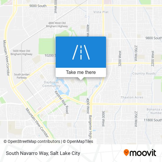 South Navarro Way map