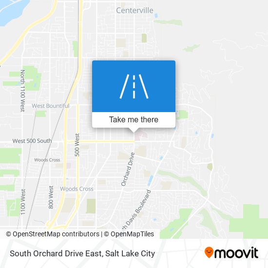 South Orchard Drive East map