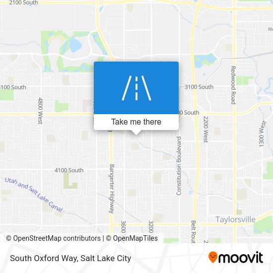 South Oxford Way map