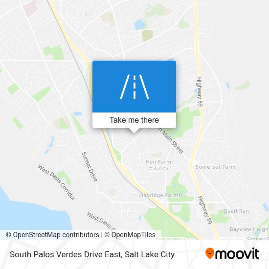 South Palos Verdes Drive East map