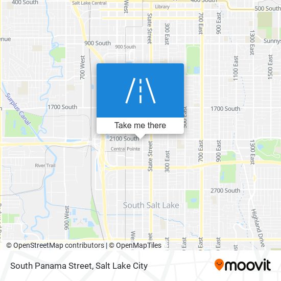 South Panama Street map