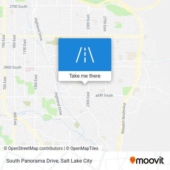 South Panorama Drive map