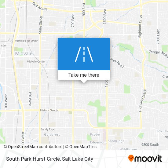 South Park Hurst Circle map