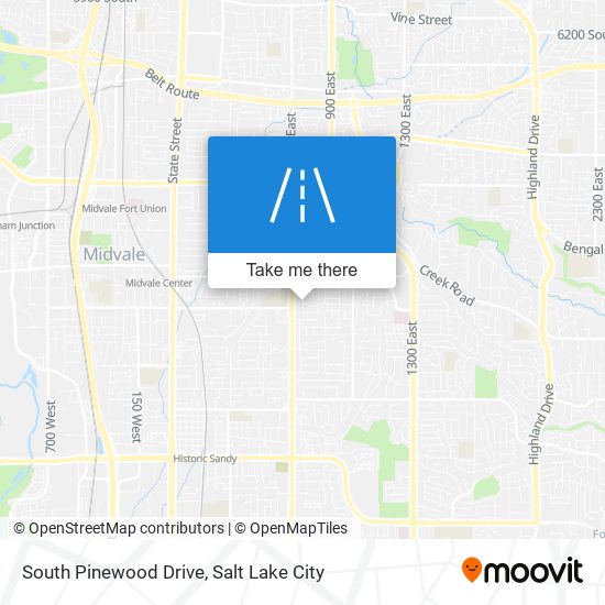 Mapa de South Pinewood Drive