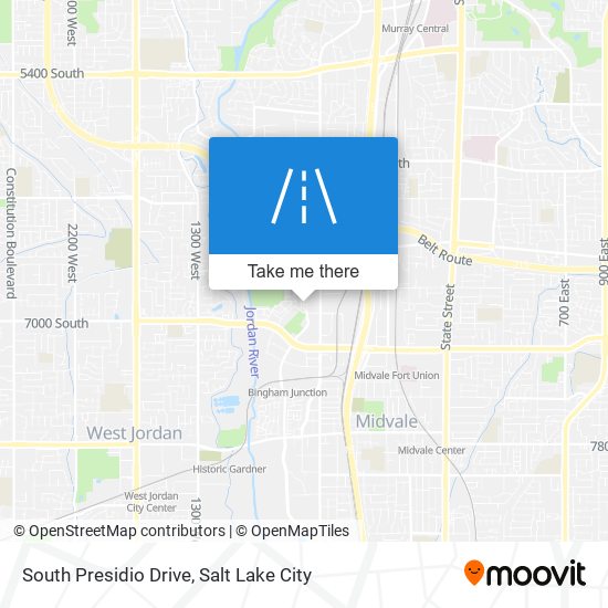 South Presidio Drive map