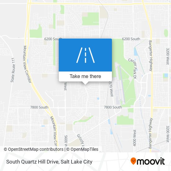 South Quartz Hill Drive map