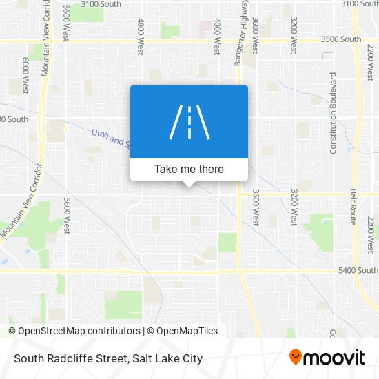 South Radcliffe Street map