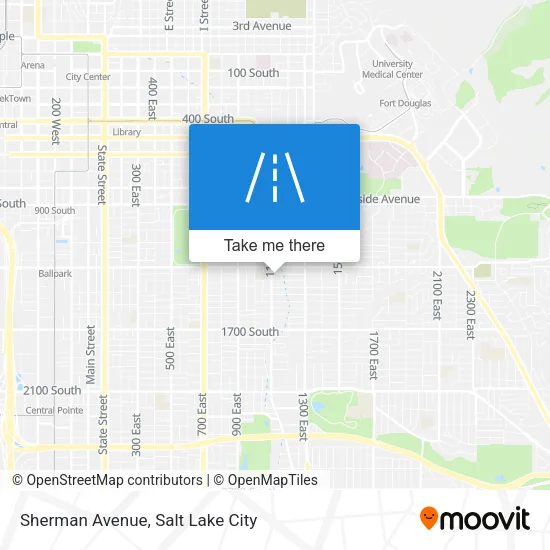 Sherman Avenue map