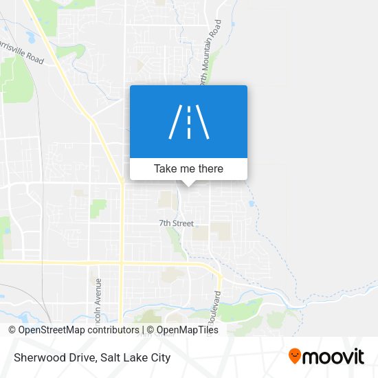 Sherwood Drive map