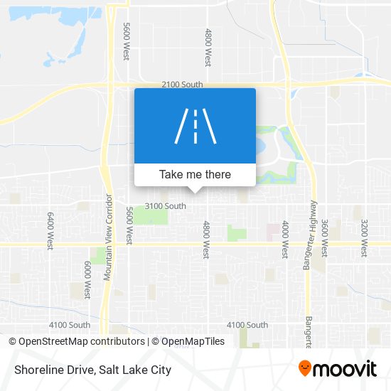 Shoreline Drive map