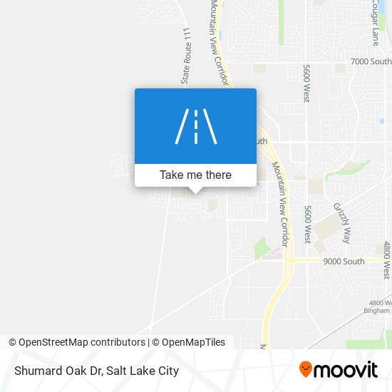 Shumard Oak Dr map